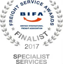 Freight Service Awards 2017 from BIFA celebrating freight service excellence.