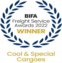 Winner of the 2022 BIFA Freight Service Awards for outstanding freight solutions.