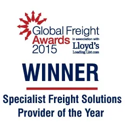 Global Freight Awards 2014 presented by Lloyd's Loading List for pet travel excellence.